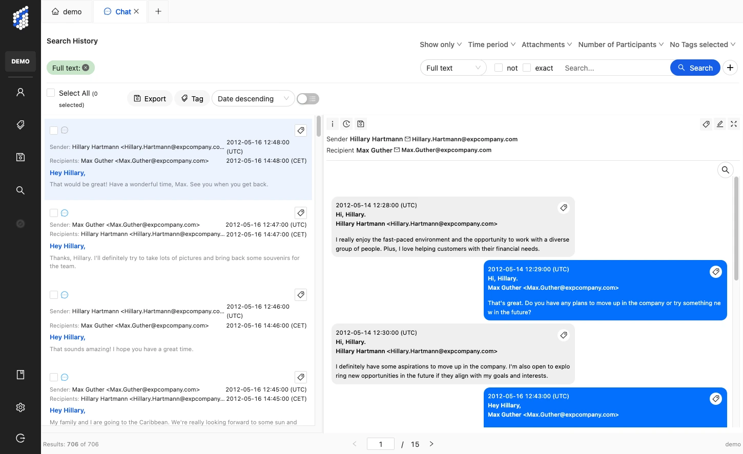 Sinacluster dashboard preview